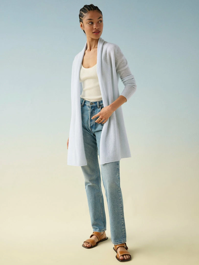 New 😀 White + Warren Essential Cashmere Trapeze Cardigan Best-Sellers 🎉 1 White + Warren Essential Cashmere Trapeze Cardigan Best-Sellers