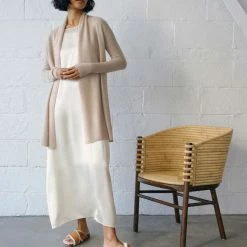 White + Warren Essential Cashmere Trapeze Cardigan Cardigans