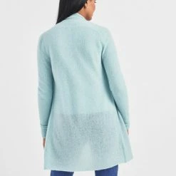 White + Warren Essential Cashmere Trapeze Cardigan