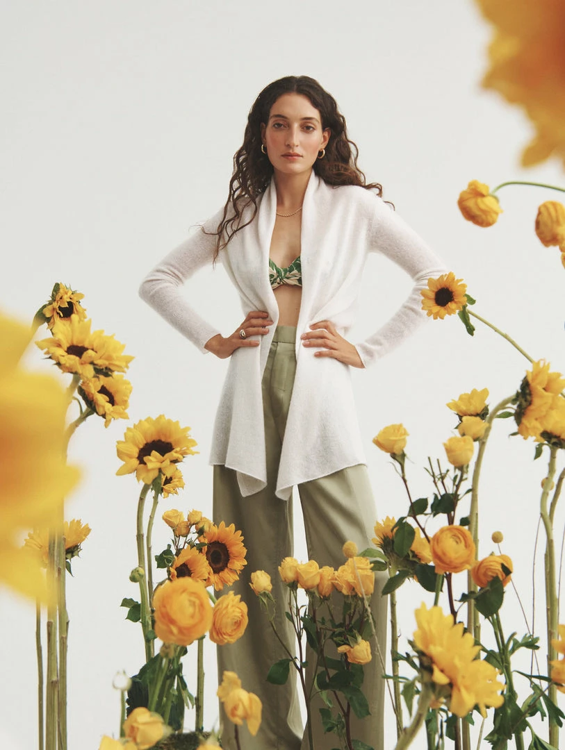 Best deal ✔️ White + Warren Essential Cashmere Trapeze Cardigan ⌛ 4 White + Warren Essential Cashmere Trapeze Cardigan