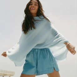 White + Warren Cashmere Two Way Angled Topper Summer Staples