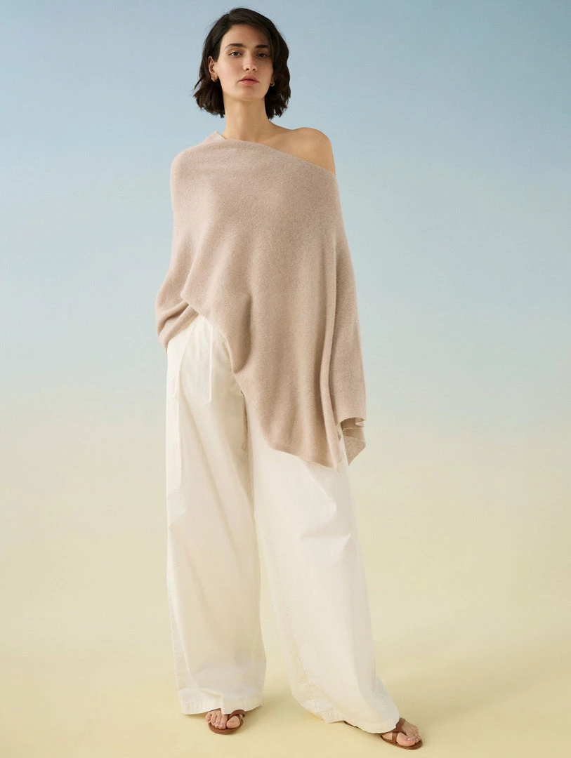 Best Sale π White + Warren βοΈ Summer Staples Cashmere Two Way Angled Topper π 1 White + Warren Summer Staples Cashmere Two Way Angled Topper