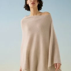 White + Warren Summer Staples Cashmere Two Way Angled Topper