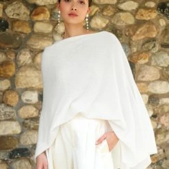White + Warren Cashmere Two Way Angled Topper Celebration Shop