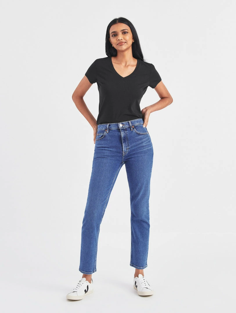 Buy 🌟 White + Warren Cotton Modal V Neck Tee 👏 1 White + Warren Cotton Modal V Neck Tee