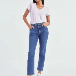 White + Warren Cotton Modal V Neck Tee Tops + Tees