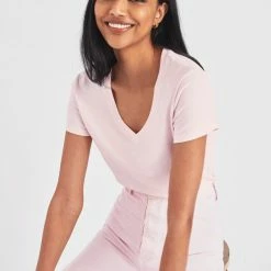 Flash Sale ⌛ White + Warren Cotton Modal V Neck Tee ❤️ 6 White + Warren Cotton Modal V Neck Tee