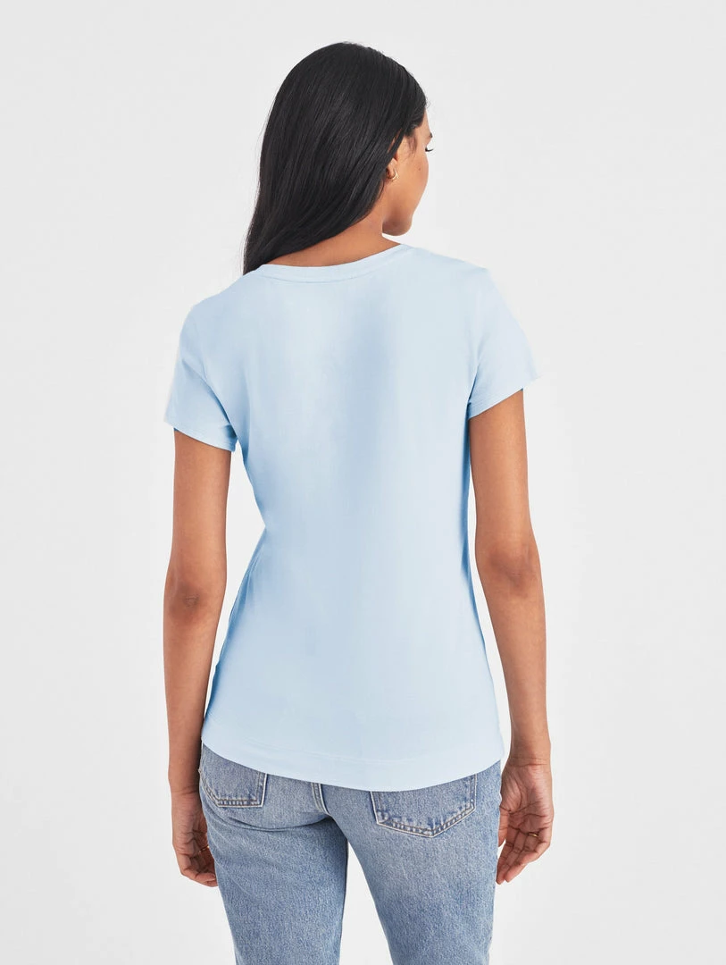 Buy 🔥 White + Warren Cotton Modal V Neck Tee 🛒 3 White + Warren Cotton Modal V Neck Tee