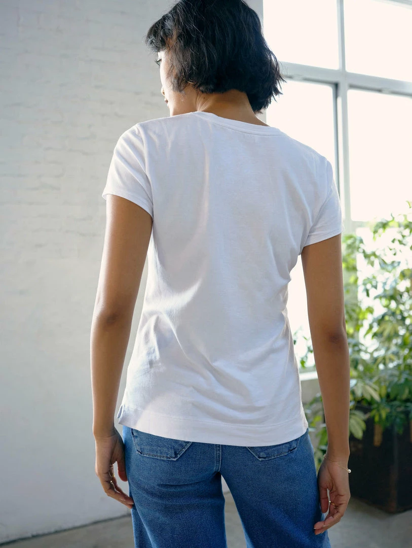 Discount 🎁 White + Warren Cotton Modal V Neck Tee Tops + Tees 💯 3 White + Warren Cotton Modal V Neck Tee Tops + Tees