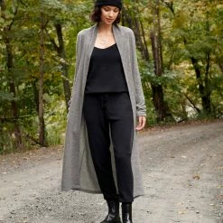 White + Warren Long Cashmere Robe Cardigans