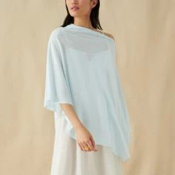 White + Warren Linen Blend Two Way Angled Topper