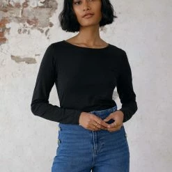 White + Warren Tops + Tees Cotton Modal Boatneck Tee