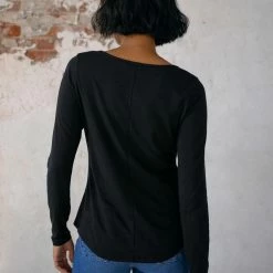 Outlet 👏 White + Warren Tops + Tees Cotton Modal Boatneck Tee 🎁 13 White + Warren Tops + Tees Cotton Modal Boatneck Tee