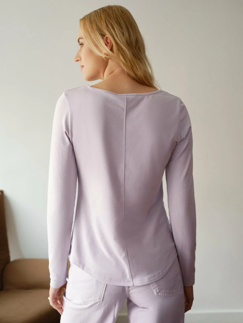 Outlet 👍 White + Warren Cotton Modal Boatneck Tee ⌛ 3 White + Warren Cotton Modal Boatneck Tee