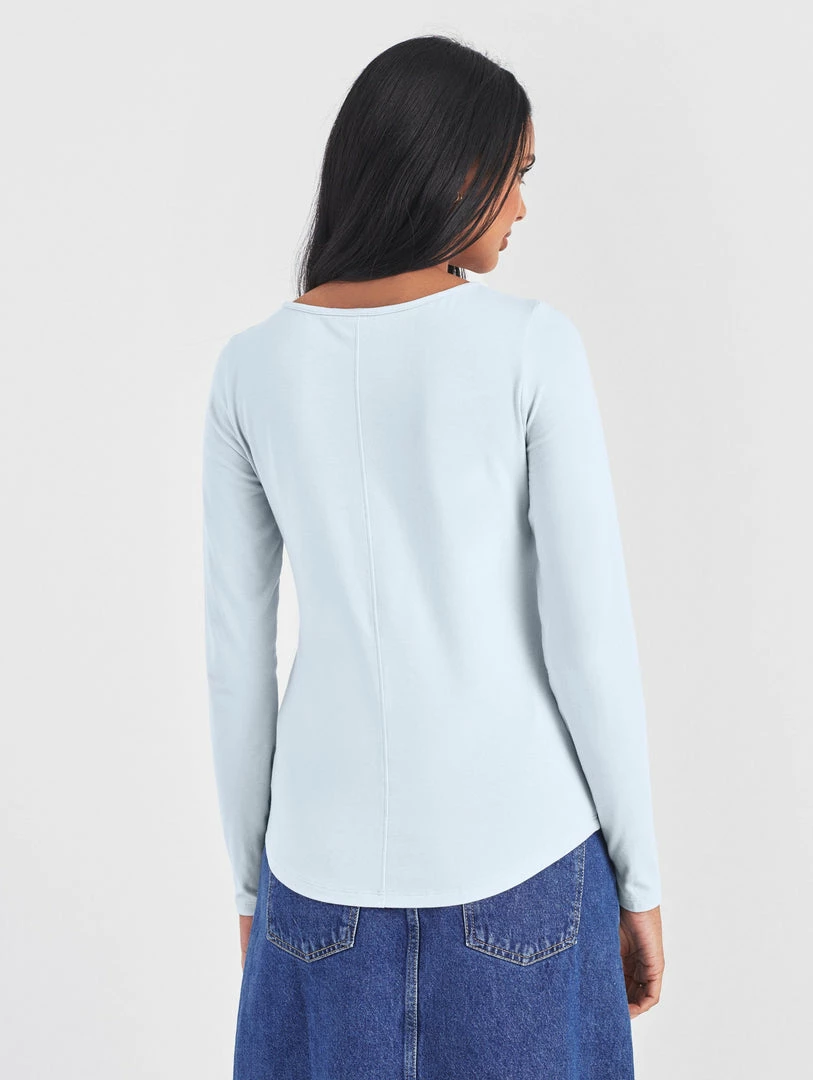 Best Sale 😉 White + Warren Cotton Modal Boatneck Tee ✔️ 2 White + Warren Cotton Modal Boatneck Tee