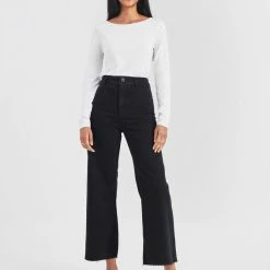 White + Warren Tops + Tees Cotton Modal Boatneck Tee