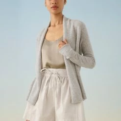 White + Warren Summer Staples Essential Cashmere Mini Trapeze