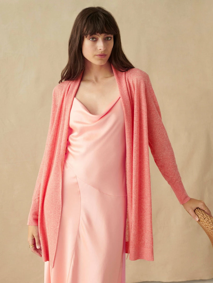 Best deal ⌛ White + Warren Linen Blend Open Cardigan ⌛ 1 White + Warren Linen Blend Open Cardigan