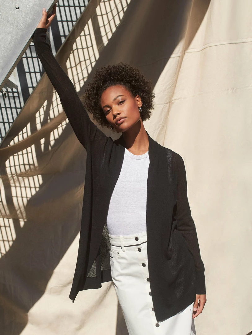 Cheap π White + Warren Linen Blend Open Cardigan Cardigans π 2 White + Warren Linen Blend Open Cardigan Cardigans