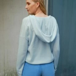 White + Warren Cardigans Cashmere Zip Up Hoodie