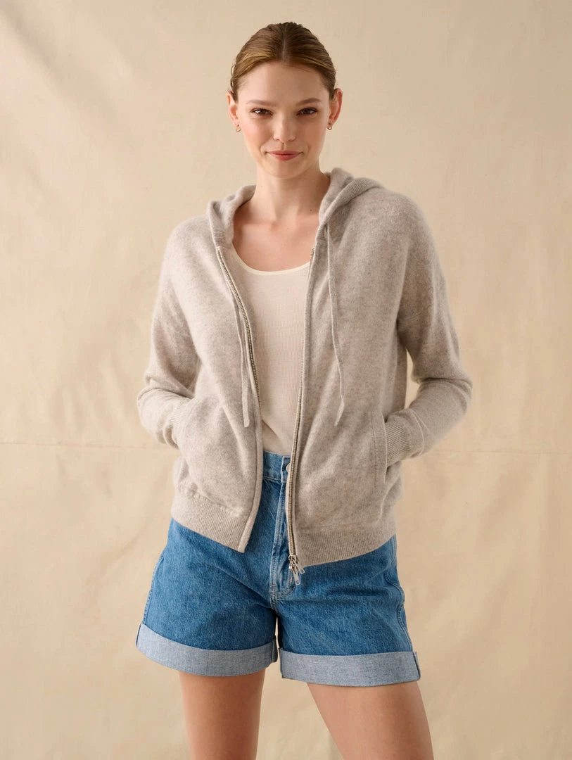 Flash Sale ๐ White + Warren Cashmere Zip Up Hoodie Cardigans ๐งจ 1 White + Warren Cashmere Zip Up Hoodie Cardigans