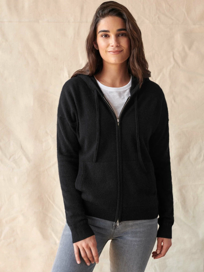 Wholesale ๐ White + Warren Almost Gone Cashmere Zip Up Hoodie โญ 5 White + Warren Almost Gone Cashmere Zip Up Hoodie