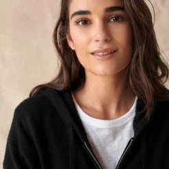 Wholesale ๐ White + Warren Almost Gone Cashmere Zip Up Hoodie โญ 12 White + Warren Almost Gone Cashmere Zip Up Hoodie