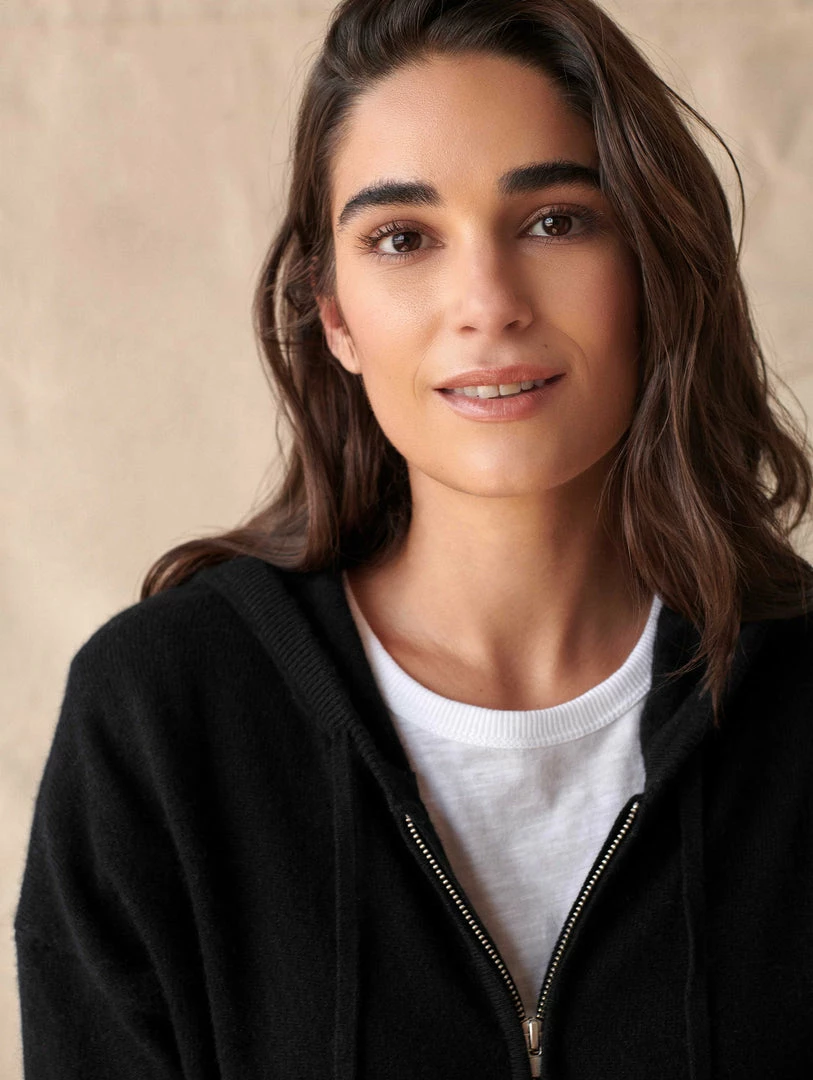 Wholesale ๐ White + Warren Almost Gone Cashmere Zip Up Hoodie โญ 6 White + Warren Almost Gone Cashmere Zip Up Hoodie