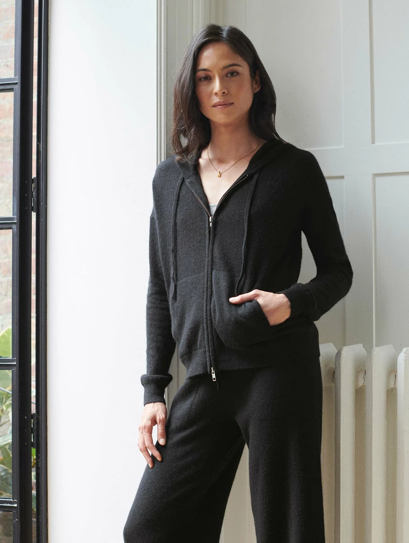 Wholesale ๐ White + Warren Almost Gone Cashmere Zip Up Hoodie โญ 1 White + Warren Almost Gone Cashmere Zip Up Hoodie