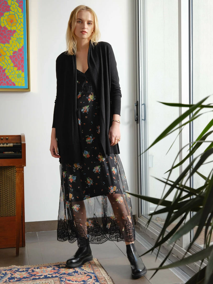 Coupon 😉 White + Warren Cardigans Cotton Long Open Cardigan ✔️ 2 White + Warren Cardigans Cotton Long Open Cardigan