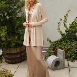 White + Warren Cardigans Cotton Long Open Cardigan