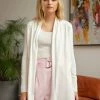 White + Warren Cardigans Cotton Long Open Cardigan
