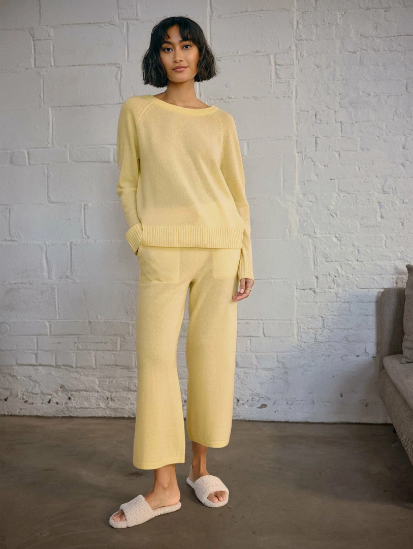 Discount ✨ White + Warren Cashmere Sweatshirt The New Twinset 🎁 3 White + Warren Cashmere Sweatshirt The New Twinset