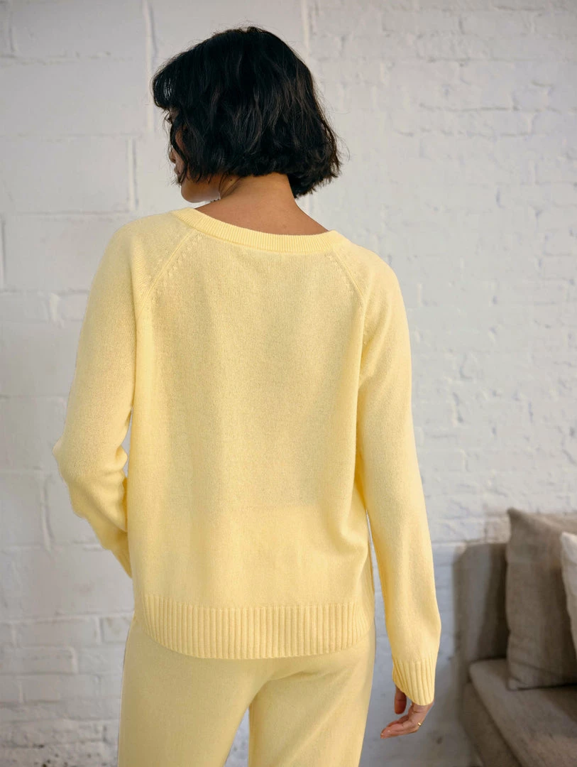 Discount ✨ White + Warren Cashmere Sweatshirt The New Twinset 🎁 6 White + Warren Cashmere Sweatshirt The New Twinset