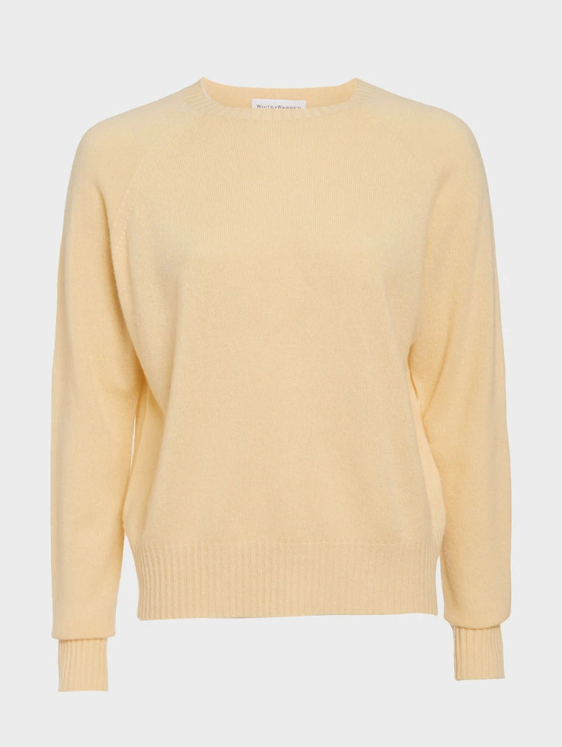 Discount ✨ White + Warren Cashmere Sweatshirt The New Twinset 🎁 7 White + Warren Cashmere Sweatshirt The New Twinset