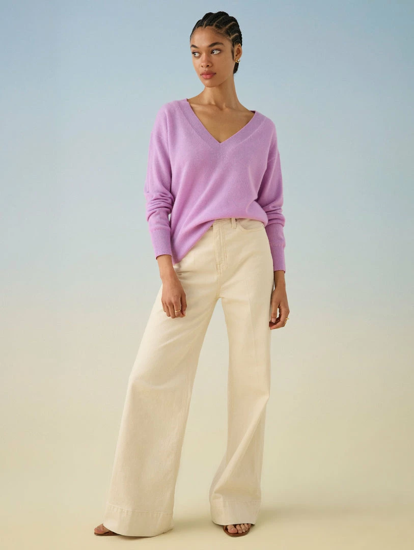 Deals 🎁 White + Warren 🌞 Summer Staples Essential Cashmere V Neck 😉 3 White + Warren Summer Staples Essential Cashmere V Neck