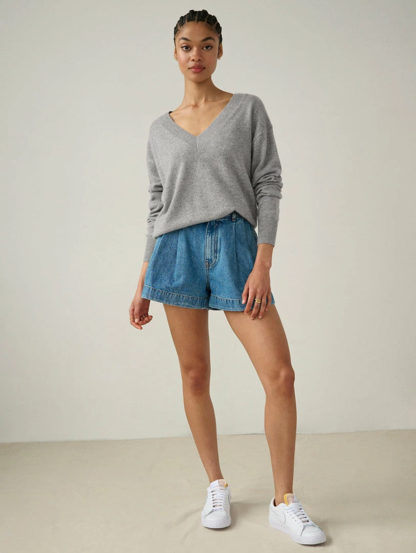 Hot Sale ✨ White + Warren Essential Cashmere V Neck Best-Sellers ⌛ 3 White + Warren Essential Cashmere V Neck Best-Sellers