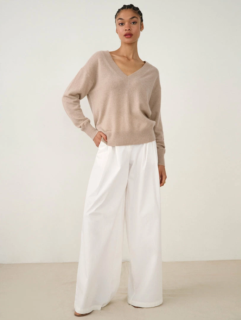 Cheapest 🔥 White + Warren Essential Cashmere V Neck Color Shop 👍 1 White + Warren Essential Cashmere V Neck Color Shop