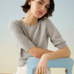Deals ⭐ White + Warren Essential Cashmere Tee Celebration Shop ✔️ 9 White + Warren Essential Cashmere Tee Celebration Shop