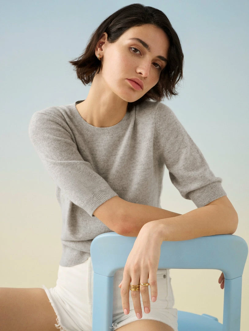 Deals ⭐ White + Warren Essential Cashmere Tee Celebration Shop ✔️ 3 White + Warren Essential Cashmere Tee Celebration Shop