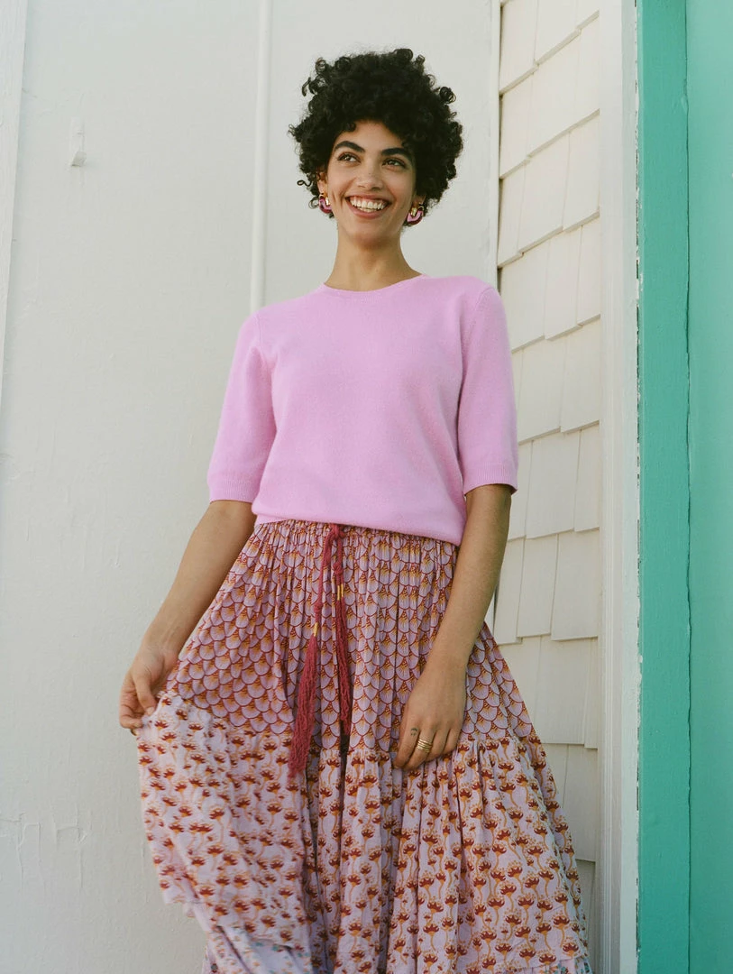 Cheapest 🔥 White + Warren ☀️ Summer Staples Essential Cashmere Tee 🔔 2 White + Warren Summer Staples Essential Cashmere Tee