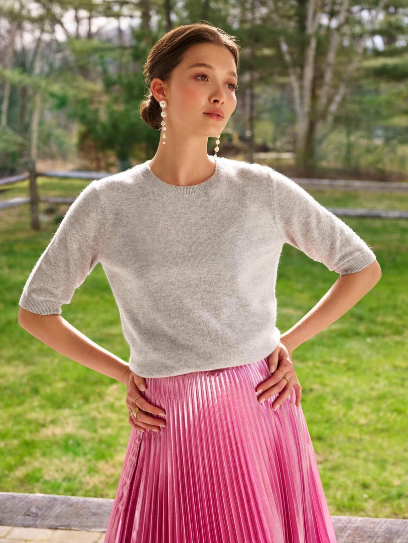 Deals ⭐ White + Warren Essential Cashmere Tee Celebration Shop ✔️ 2 White + Warren Essential Cashmere Tee Celebration Shop