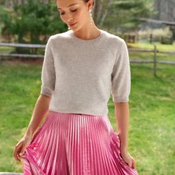 Deals ⭐ White + Warren Essential Cashmere Tee Celebration Shop ✔️ 12 White + Warren Essential Cashmere Tee Celebration Shop