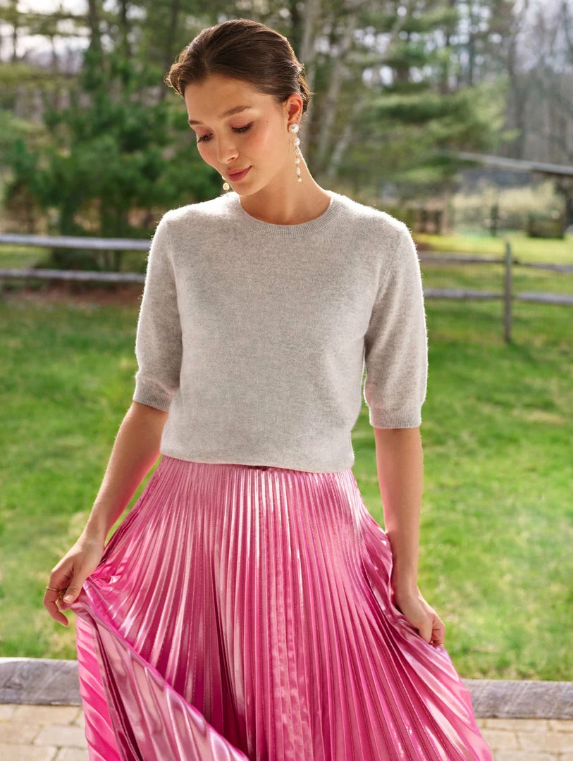 Deals ⭐ White + Warren Essential Cashmere Tee Celebration Shop ✔️ 6 White + Warren Essential Cashmere Tee Celebration Shop