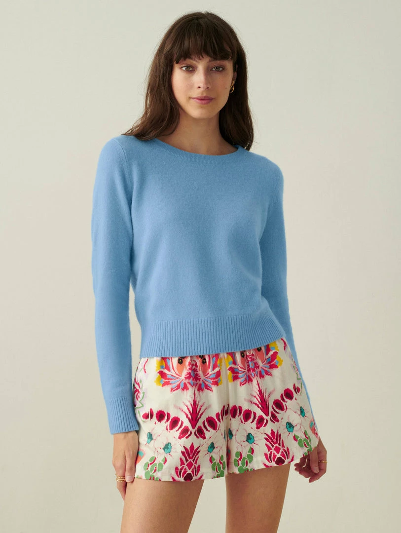 Promo ๐ฅฐ White + Warren The New Twinset Essential Cashmere Shrunken Crewneck ๐งจ 1 White + Warren The New Twinset Essential Cashmere Shrunken Crewneck