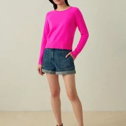 Best Sale ๐ White + Warren Essential Cashmere Shrunken Crewneck The New Twinset ๐งจ 7 White + Warren Essential Cashmere Shrunken Crewneck The New Twinset