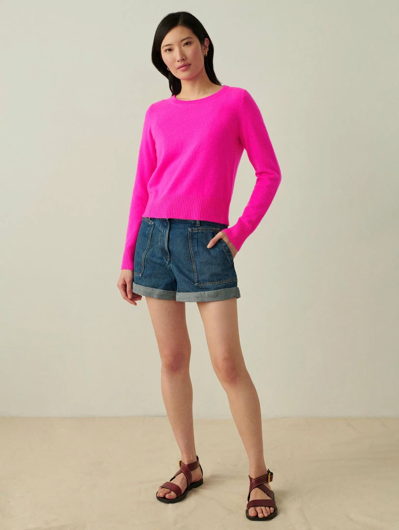 Best Sale ๐ White + Warren Essential Cashmere Shrunken Crewneck The New Twinset ๐งจ 3 White + Warren Essential Cashmere Shrunken Crewneck The New Twinset