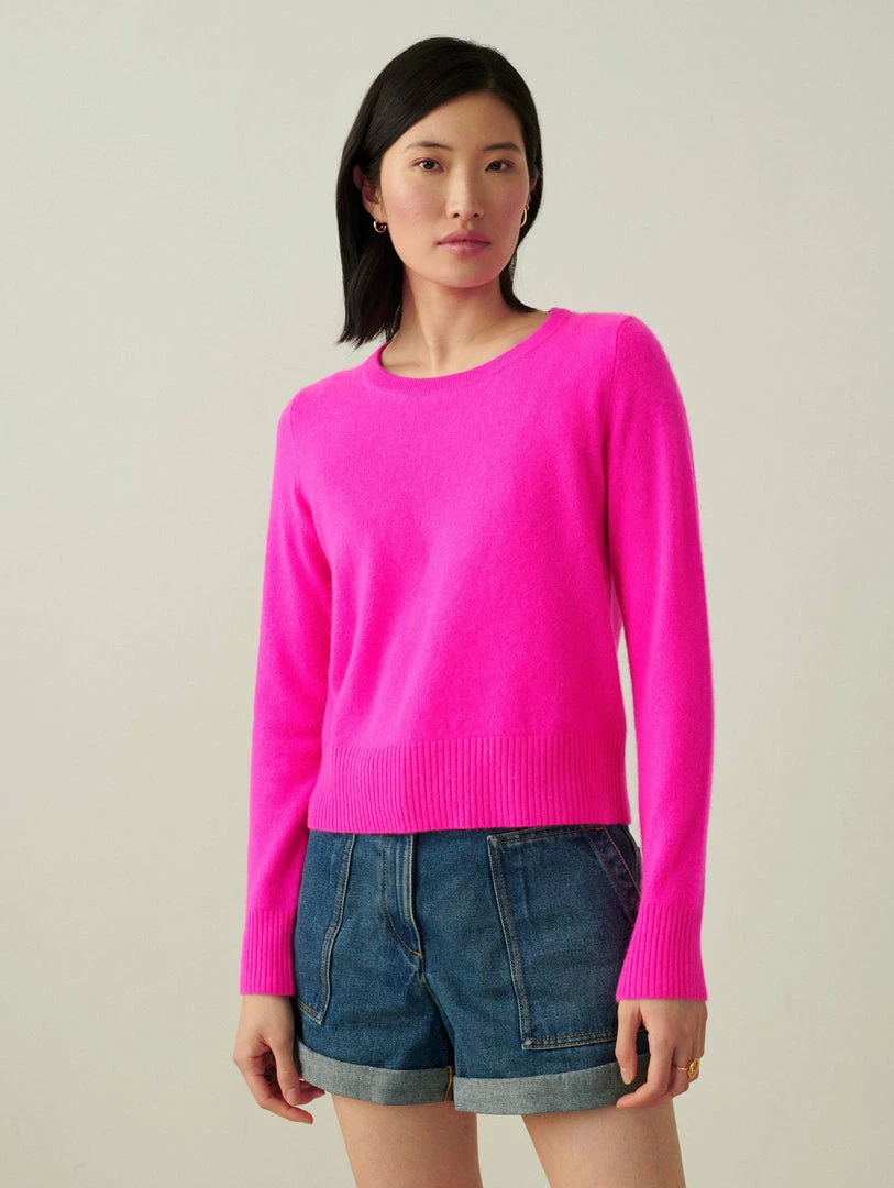 Best Sale ๐ White + Warren Essential Cashmere Shrunken Crewneck The New Twinset ๐งจ 1 White + Warren Essential Cashmere Shrunken Crewneck The New Twinset