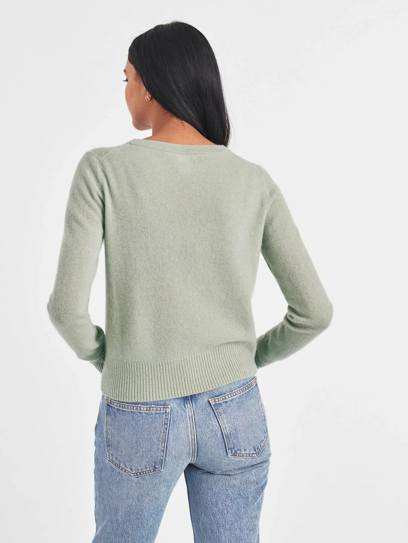 Budget 🥰 White + Warren Essential Cashmere Shrunken Crewneck The New Twinset 🔔 4 White + Warren Essential Cashmere Shrunken Crewneck The New Twinset