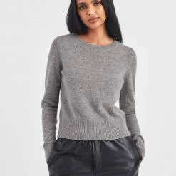 Cheap 🌟 White + Warren Essential Cashmere Shrunken Crewneck Best-Sellers 😀 7 White + Warren Essential Cashmere Shrunken Crewneck Best-Sellers